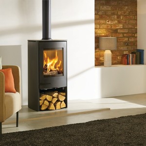 Lotus mondo 2 wood stove black steel